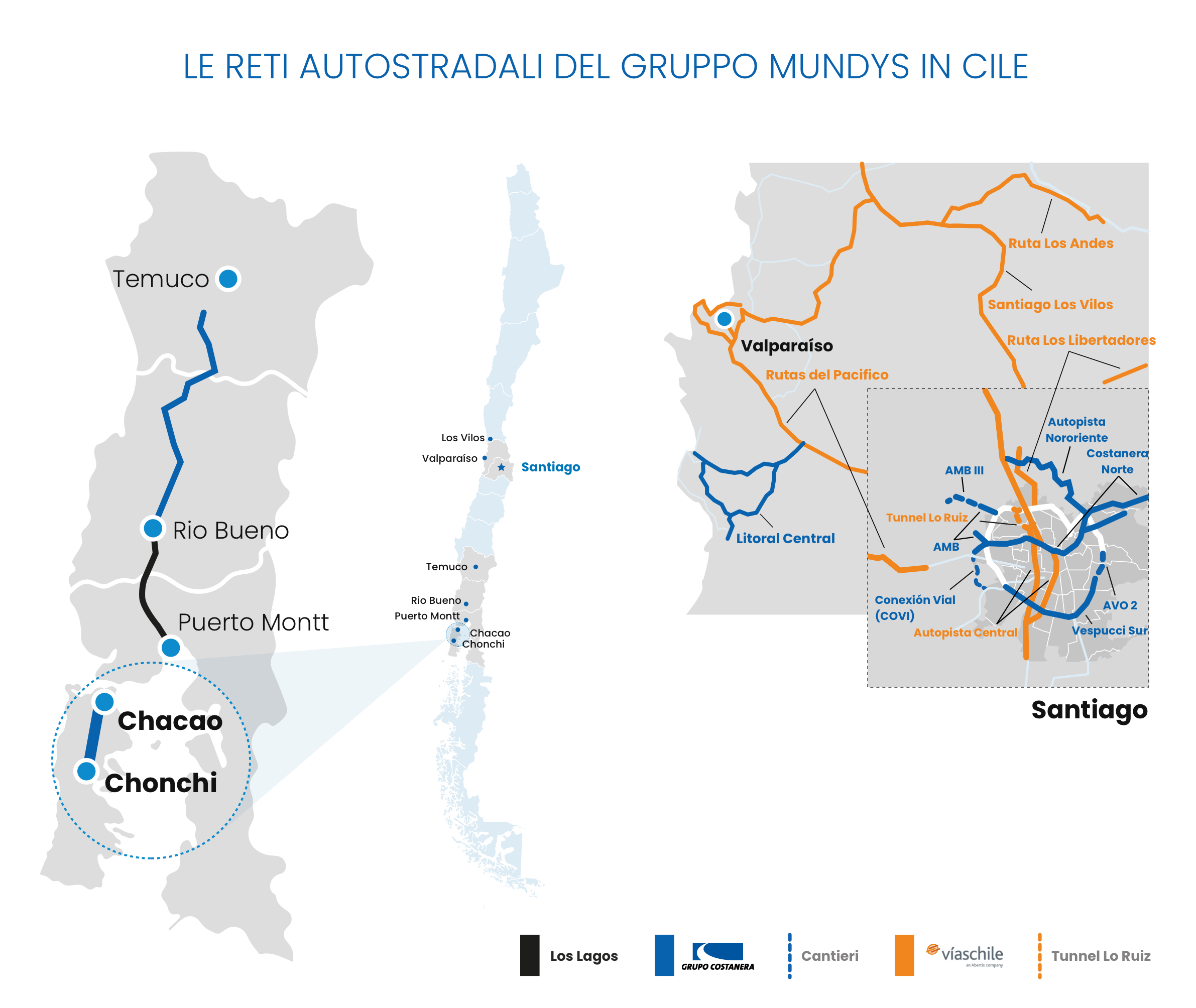 Mappa Cile