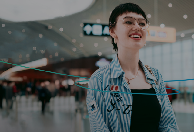donna aeroporto scalo fiumicino
