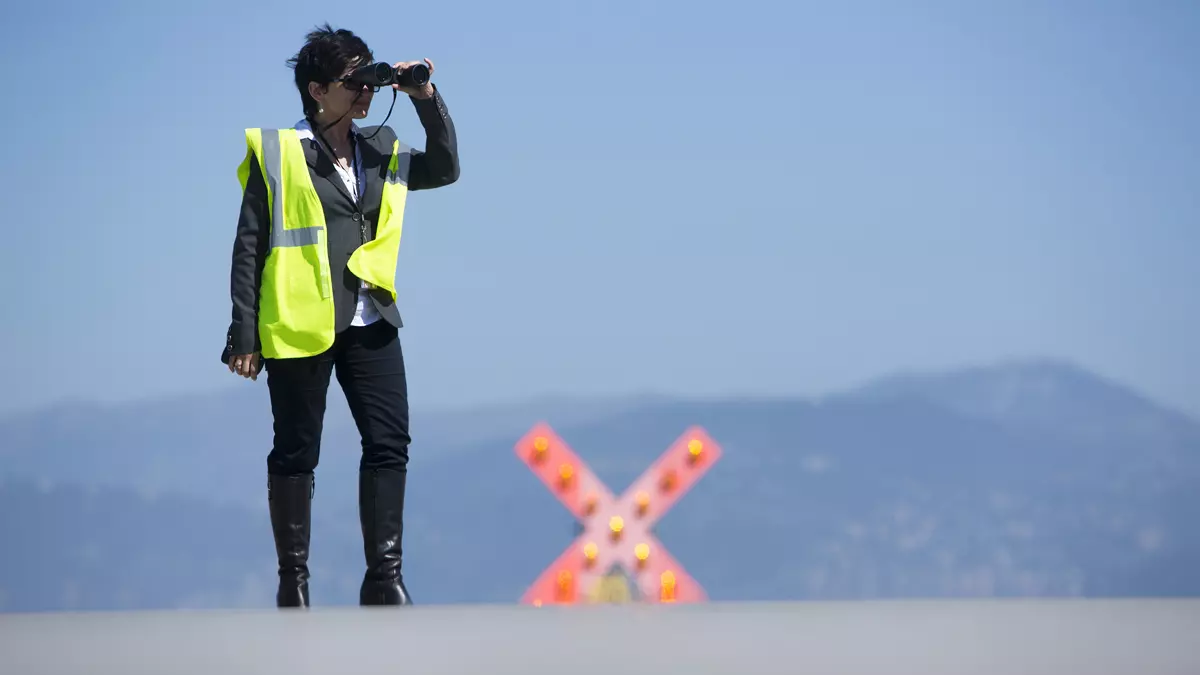 Addetto ai lavoro di un aereoporto