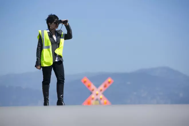 Addetto ai lavoro di un aereoporto