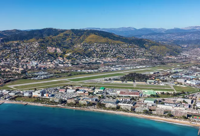 Veduta dall'altro aeroporto