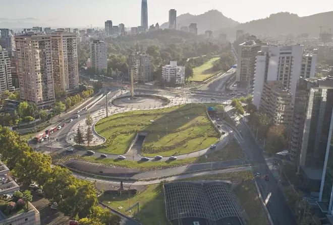 Visuale dall'alto viabilità città